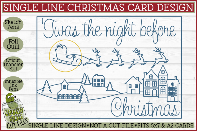 foil-quill-christmas-card-039-twas-the-night-single-line-svg