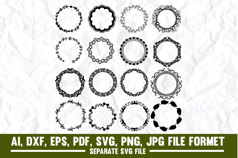 circle-monogram-wedding-frame-border-heart-shape-circle-line-art