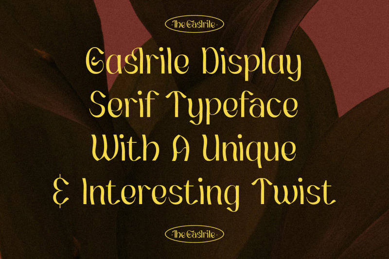 gaslrile-typeface