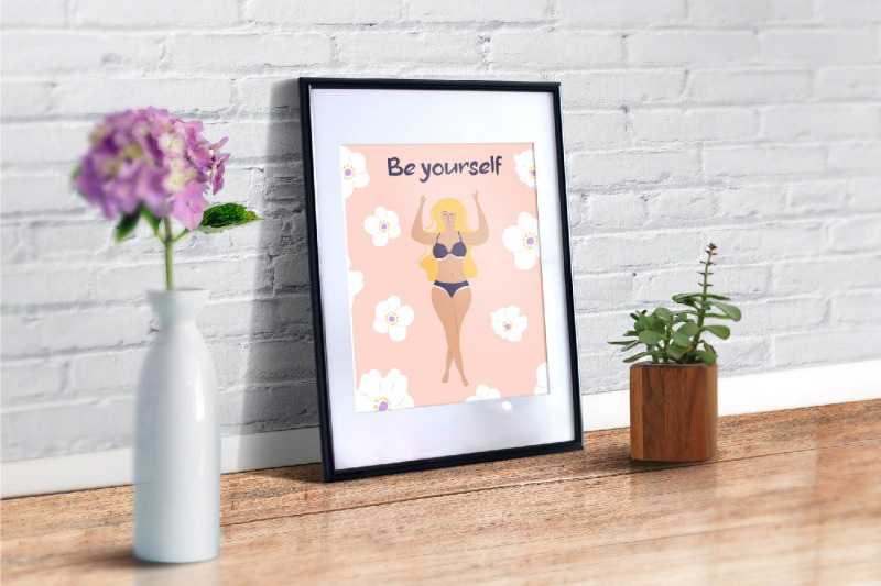 women-body-positive-clipart-collection