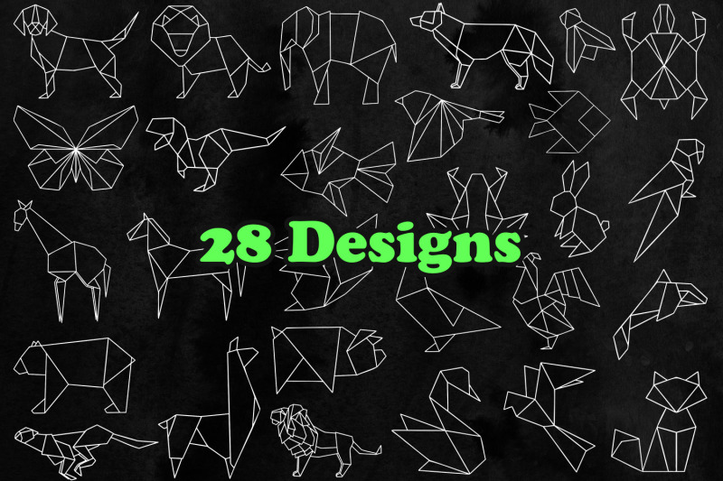 28-origami-animals-photoshop-stamp-brushes