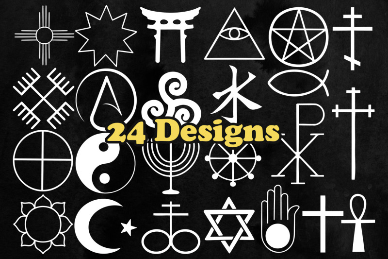 24-religious-symbols-photoshop-stamp-brushes