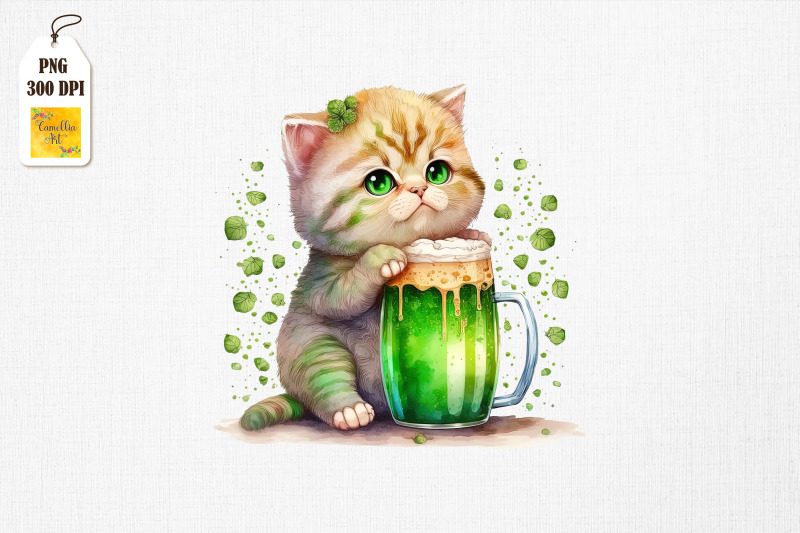 cute-cat-loves-beer-st-patrick-039-s-day