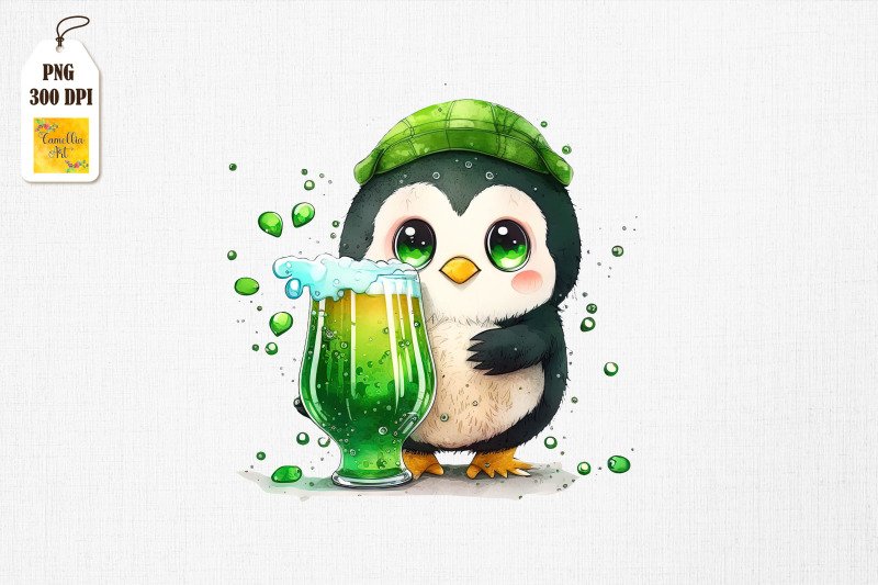 penguin-loves-beer-st-patrick-039-s-day-3