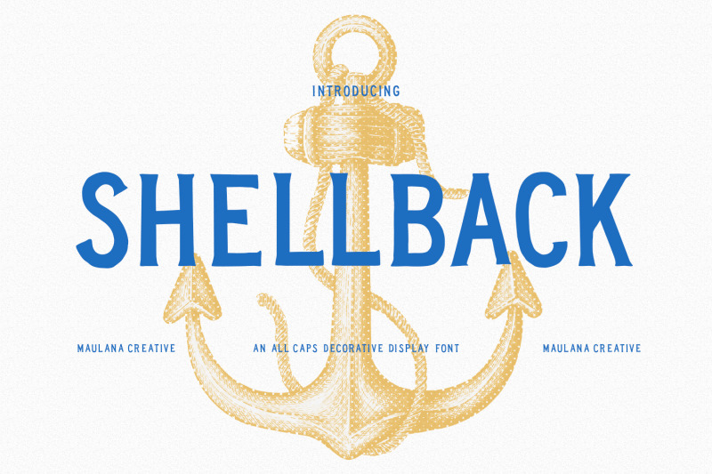 shellback-decorative-vintage-display-font