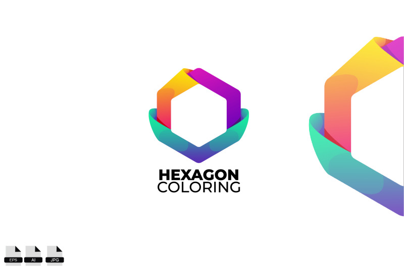 hexagon-logo-gradient-colorful