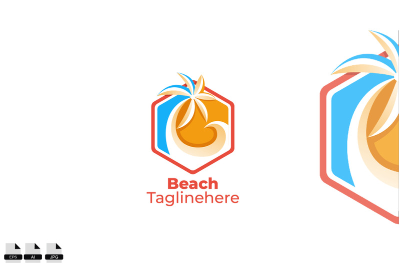 beach-icon-design-color-gradient