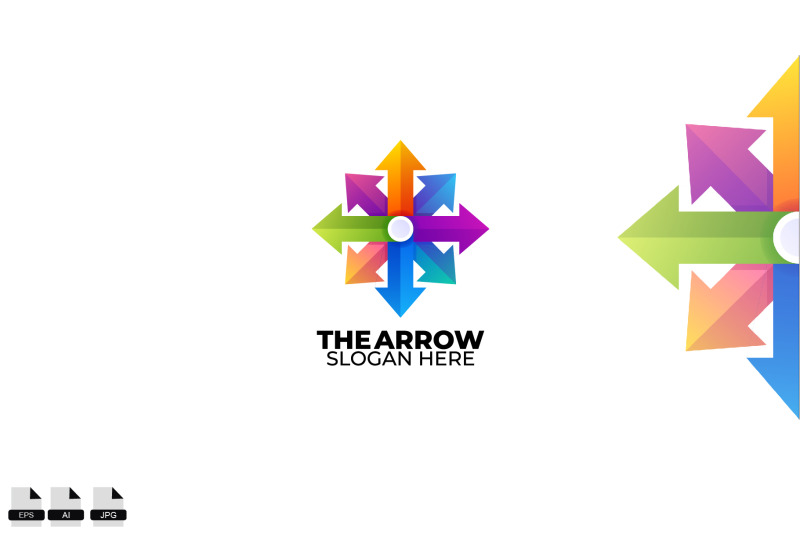 the-arrow-colorful-gradient-design