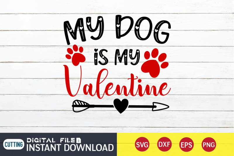 my-dog-is-my-valentine-svg