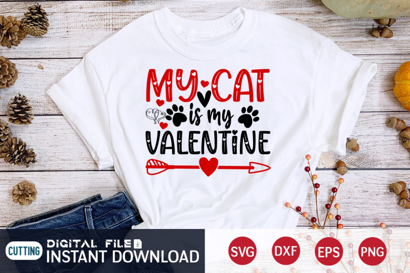 my-cat-is-my-valentine-svg