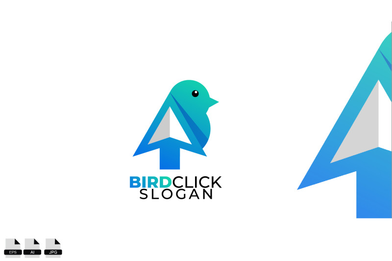 bird-click-vector-logo-design-illustration-icon