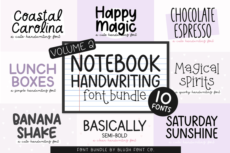 notebook-handwriting-font-bundle-vol-2