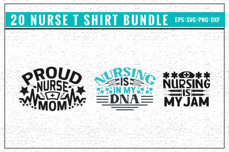 nurse-t-shirt-design-bundle