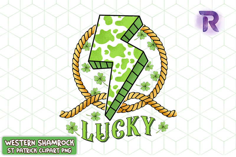 western-retro-lucky-st-patrick-day