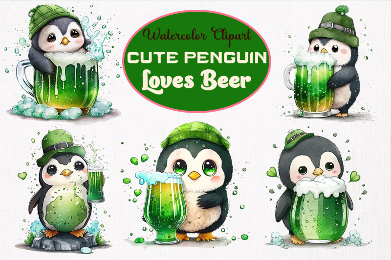 cute-penguin-loves-beer-st-patrick-039-s-day-bundle