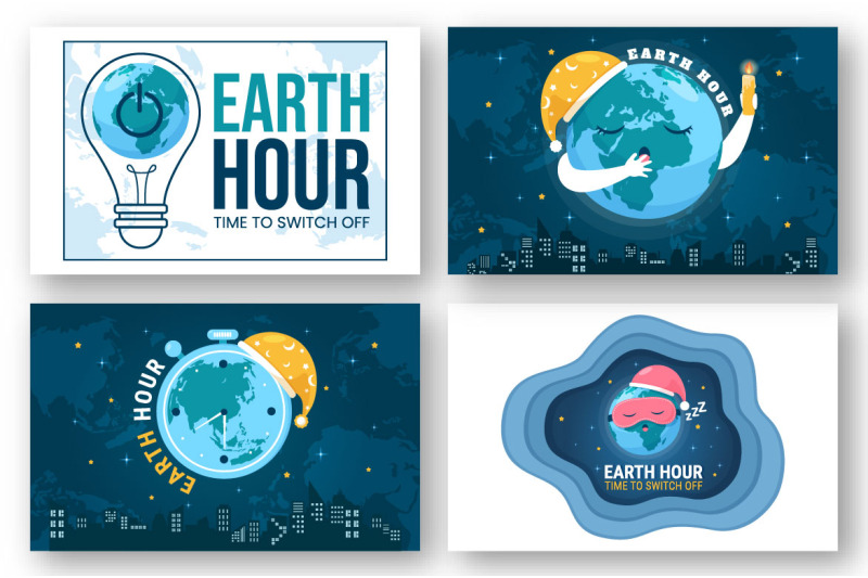 14-happy-earth-hour-day-illustration