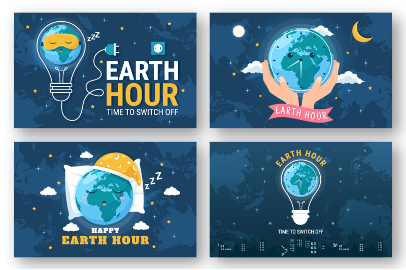 14-happy-earth-hour-day-illustration