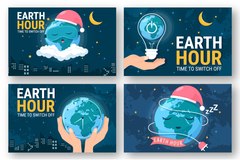 14-happy-earth-hour-day-illustration