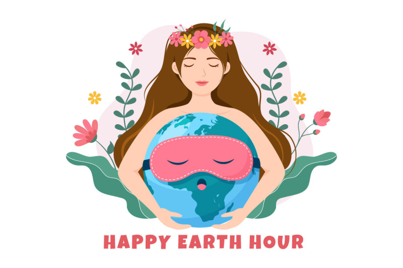 14-happy-earth-hour-day-illustration