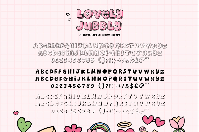lovely-jubbly-trio-thick-fonts-craft-fonts-cricut-fonts