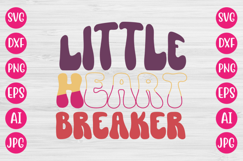 little-heart-breaker-svg-design