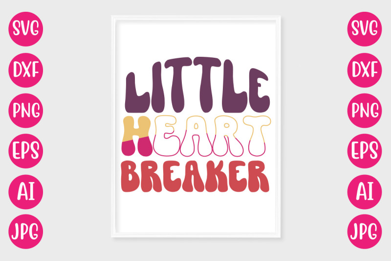 little-heart-breaker-svg-design