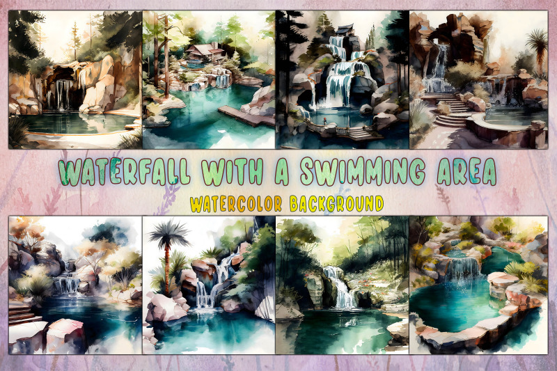 waterfall-with-swimming-area