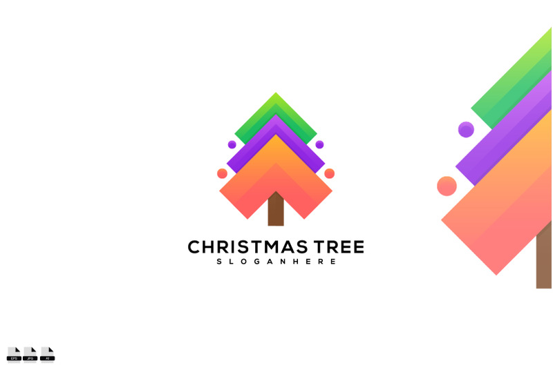 christmas-gradient-tree-logo-icon-design-vector-symbol