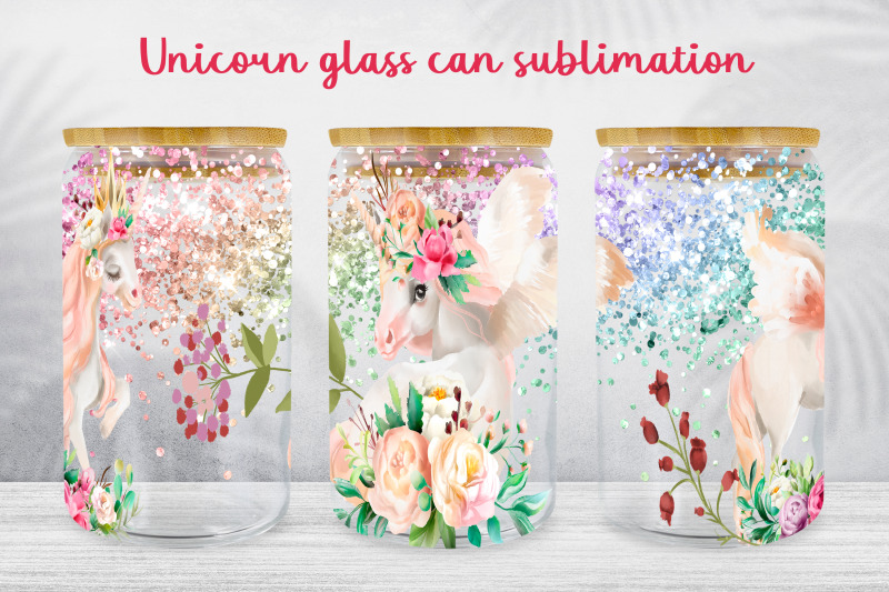 unicorn-glass-can-wrap-glitter-libbey-glass-can-sublimation