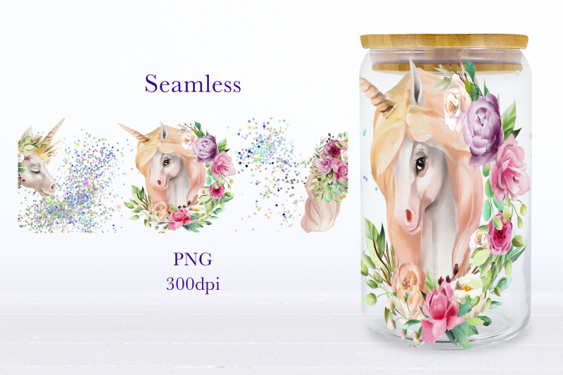 unicorn-glass-can-wrap-glitter-libbey-glass-can-sublimation