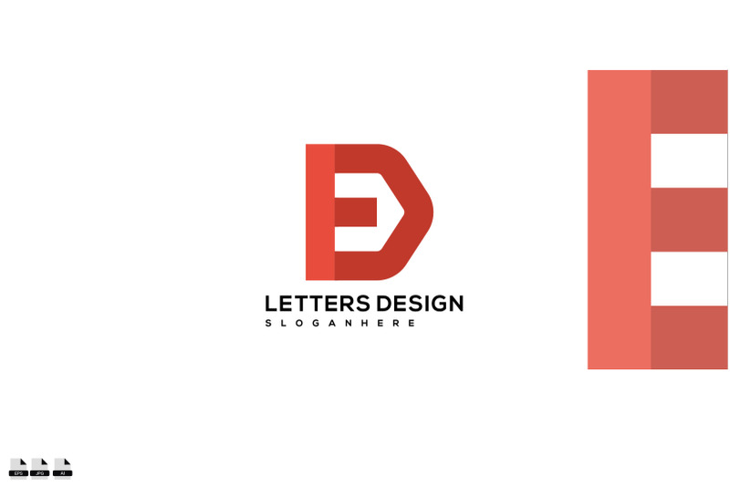 professional-letter-ed-logo-design-icon-symbol