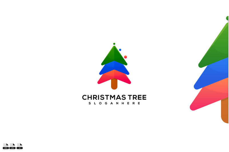 christmas-tree-vector-icon-logo-design-template