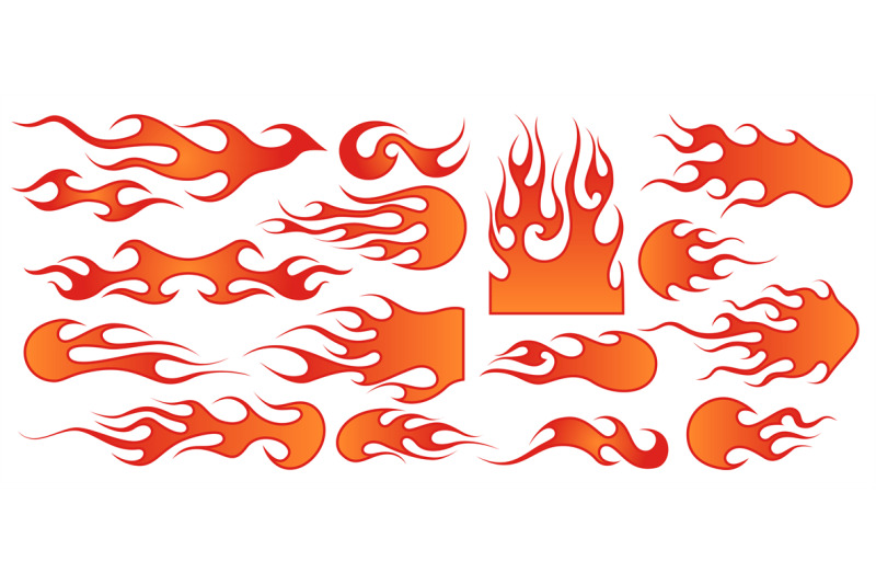 flame-decal-tribal-fire-vinyl-stickers-for-sport-car-or-motorbike-ho