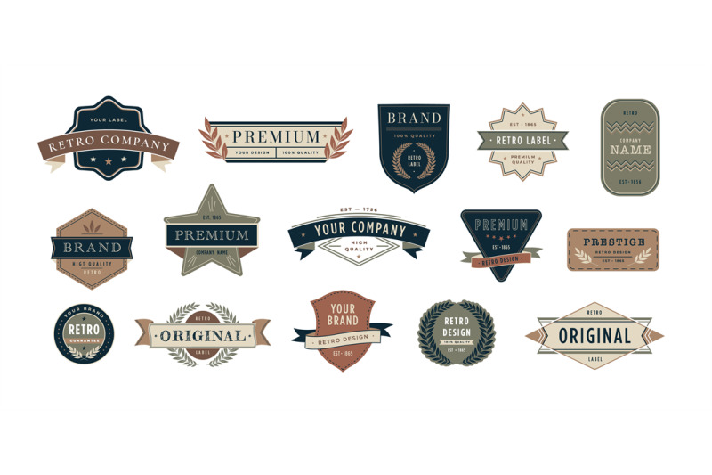 retro-badges-old-fashioned-label-template-for-premium-sticker-or-bann