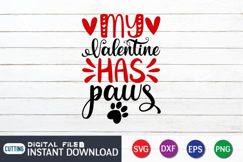 my-valentine-has-paws-svg