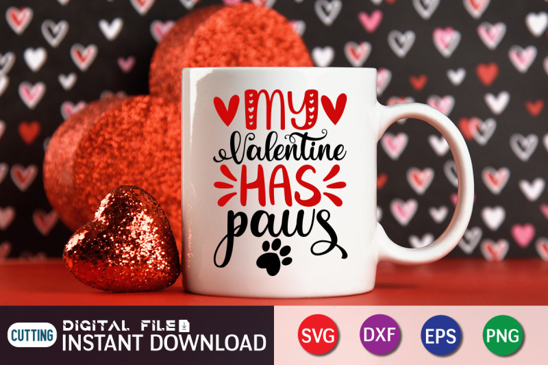 my-valentine-has-paws-svg