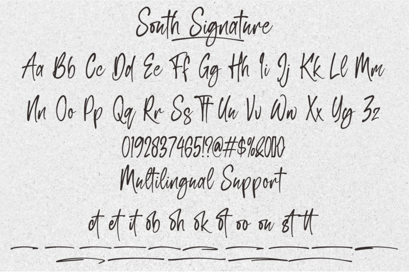 south-signature