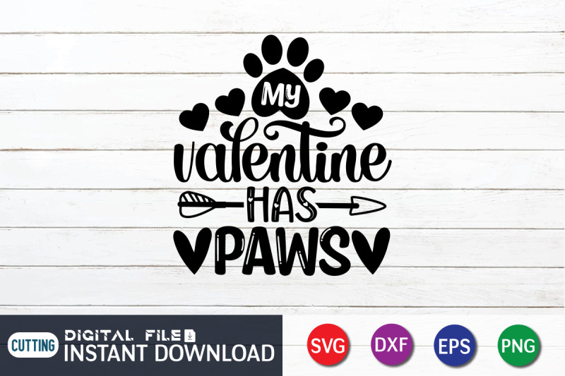 my-valentine-has-paws-svg