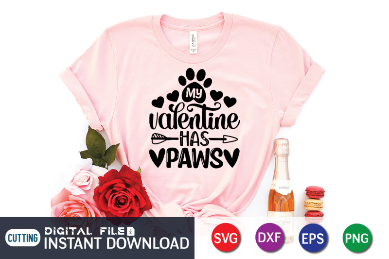 my-valentine-has-paws-svg