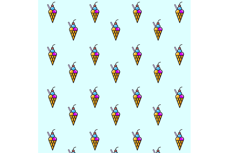 ice-cream-cartoon-dessert-seamless-pattern-background