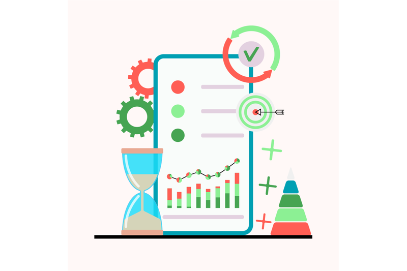 statistics-on-laptop-time-and-business-startup-management-metrics-a