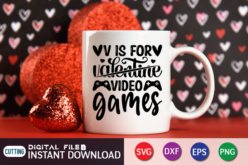 v-is-for-valentine-video-games-svg