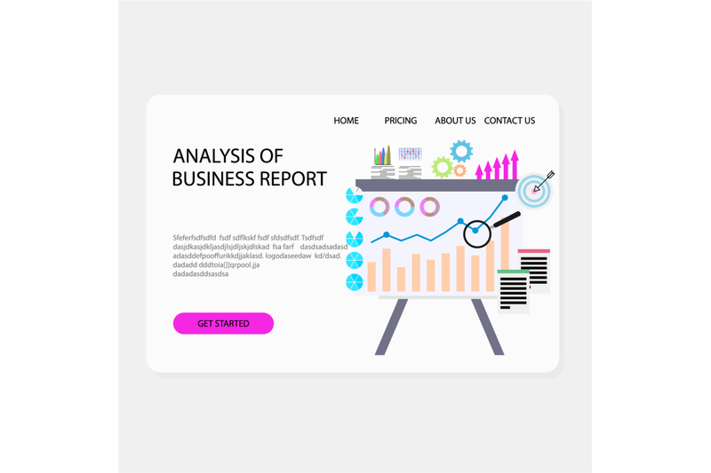 analysis-of-business-report-graphic-landing-page