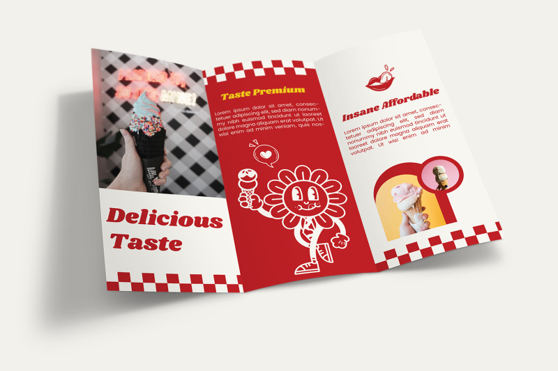 ice-cream-shop-z-fold-brochure