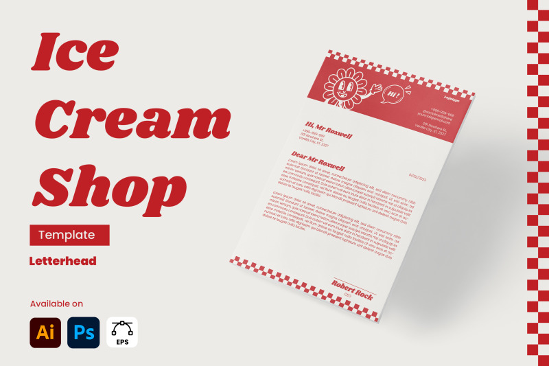 ice-cream-shop-letterhead