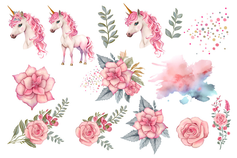 cute-magical-unicorn-clipart-birthday-clipart