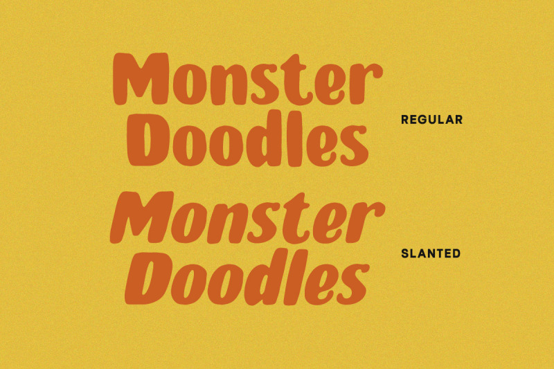 monster-doodles-handdrawn-font