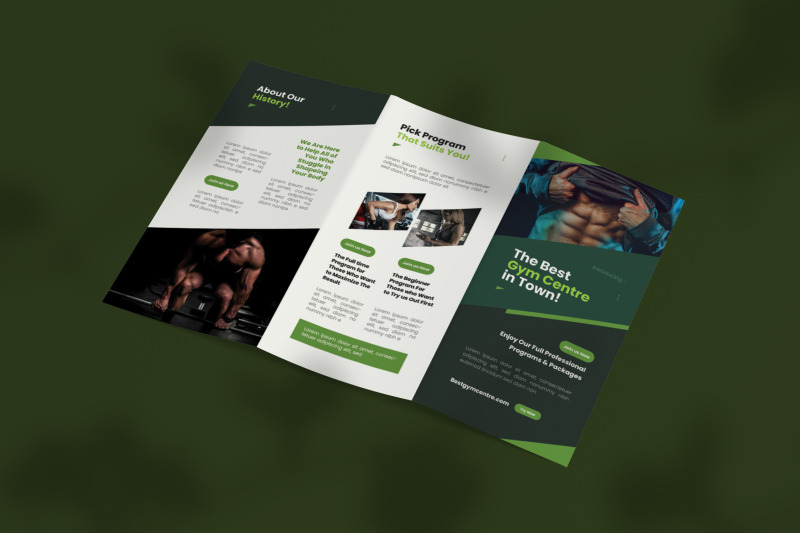 training-fitness-trifold-brochure