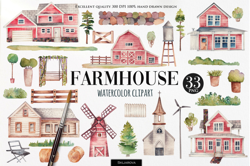 farmhouse-clipart