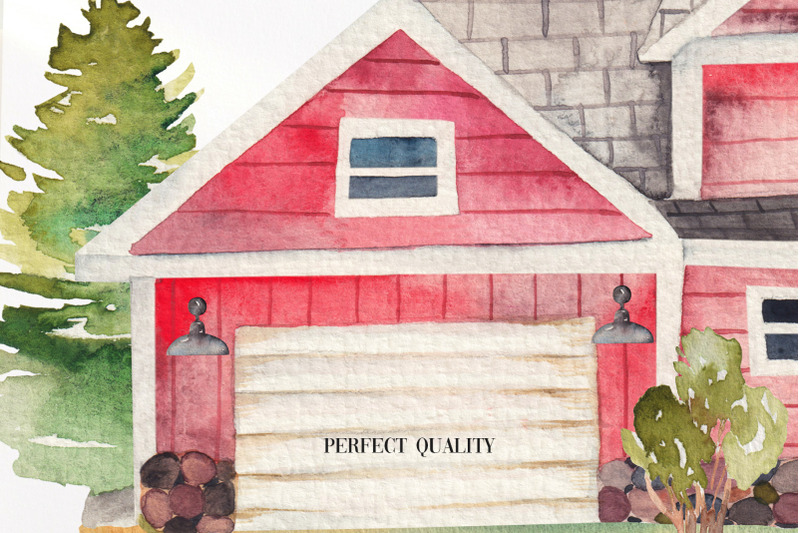 farmhouse-watercolor-clipart